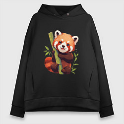 Женское худи оверсайз The Red Panda