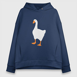 Женское худи оверсайз Untitled goose game honk