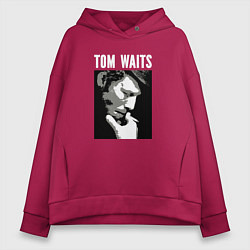 Женское худи оверсайз Tom Waits in abstract graphics