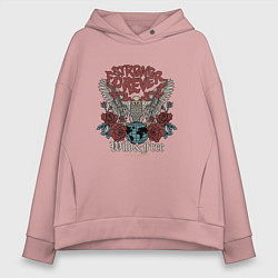 Женское худи оверсайз Сильный навсегда