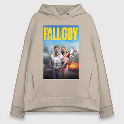 Женское худи оверсайз Ryan Gosling and Emily Blunt the fall guy