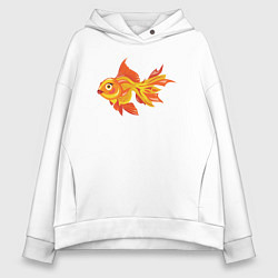 Женское худи оверсайз Golden fish