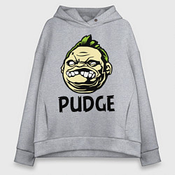 Женское худи оверсайз Pudge Face