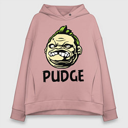 Женское худи оверсайз Pudge Face