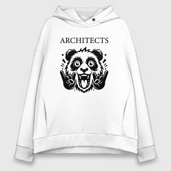 Женское худи оверсайз Architects - rock panda