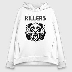 Женское худи оверсайз The Killers - rock panda