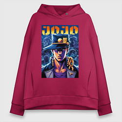 Женское худи оверсайз Jojo - Jotaro Kujo ai art