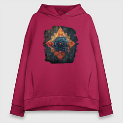 Женское худи оверсайз Лотос звезда