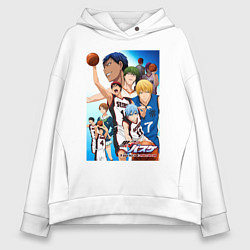 Женское худи оверсайз Баскетбол Куроко