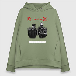Женское худи оверсайз Depeche Mode - dave and martin tour