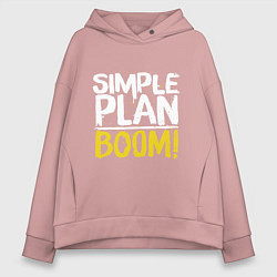 Женское худи оверсайз Simple plan - boom