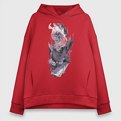 Женское худи оверсайз Re:Zero Рем горничная