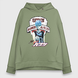 Женское худи оверсайз Баскетбол Куроко Тэцуя Куроко