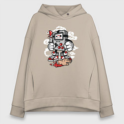 Женское худи оверсайз Тетрис убийца