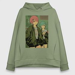 Женское худи оверсайз Рам Рем