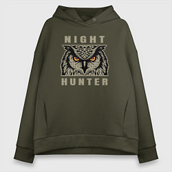 Женское худи оверсайз Night hunter