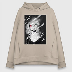 Женское худи оверсайз Senpai девушка