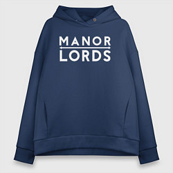 Женское худи оверсайз Manor lords logo
