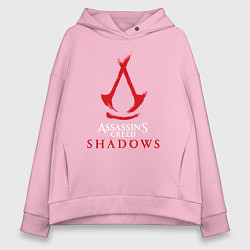 Женское худи оверсайз Assassins creed shadows logo