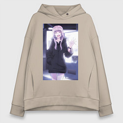 Женское худи оверсайз Надзуна Нанакуса - Песнь ночных сов