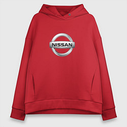 Женское худи оверсайз Nissan logo