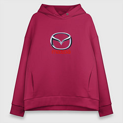 Женское худи оверсайз Mazda logo