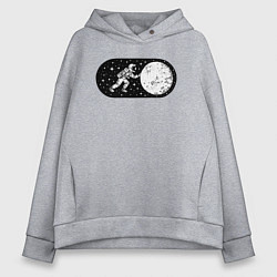 Женское худи оверсайз Режим космоса включен