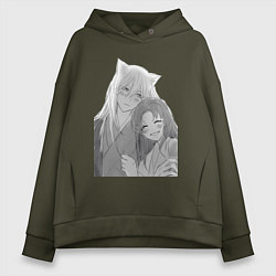 Женское худи оверсайз Очень приятно Бог Томоэ