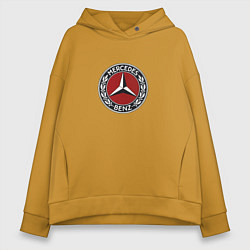 Женское худи оверсайз Mercedes benz sport logo