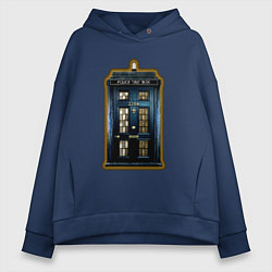 Женское худи оверсайз Tardis Sherlock