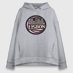 Женское худи оверсайз Лиссабон