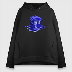 Женское худи оверсайз Tardis ink