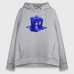 Женское худи оверсайз Tardis ink