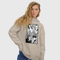 Толстовка оверсайз женская Нана Осаки, цвет: миндальный — фото 2