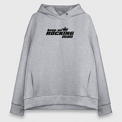 Женское худи оверсайз Rocking