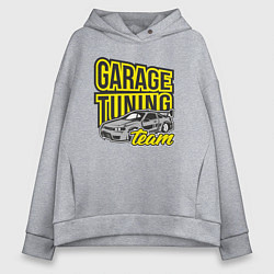 Женское худи оверсайз Garage tuning team