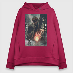 Женское худи оверсайз Ван-Пис Санджи пират