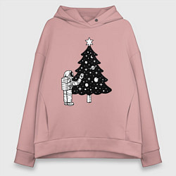 Женское худи оверсайз Космический праздник