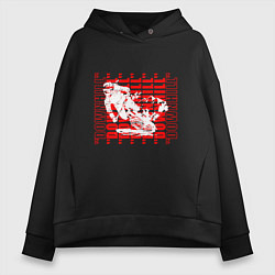 Женское худи оверсайз Велоспорт быстрый спуск