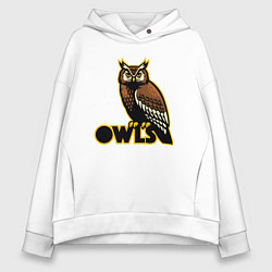 Женское худи оверсайз Owls