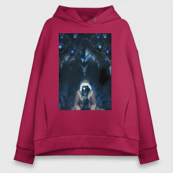 Женское худи оверсайз Поднятие уровня в одиночку Джину Сон тень