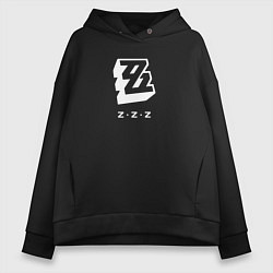 Женское худи оверсайз Zenless Zone Zero logo