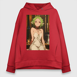 Женское худи оверсайз Реинкарнация безработного Сильфиетта вечернее плат