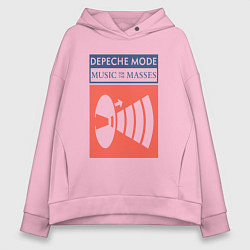 Женское худи оверсайз Depeche Mode - Music for the masses merch