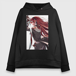 Женское худи оверсайз Реинкарнация безработного Бореас Грейрат