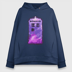 Женское худи оверсайз Violet tardis