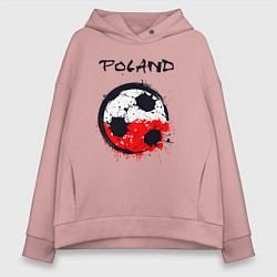 Женское худи оверсайз Сборная Польши