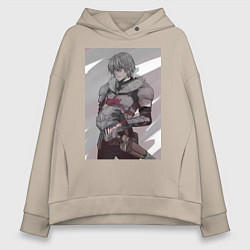 Женское худи оверсайз Убийца гоблинов воин рыцарь