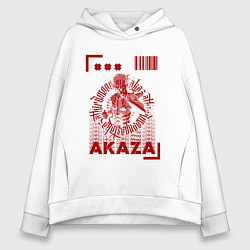 Женское худи оверсайз Demon Slayer - Akaza
