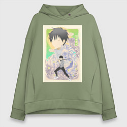 Женское худи оверсайз Магическая битва Юта Оккоцу арт